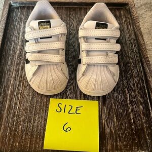 Adidas Shelltop Sneakers -Size 6